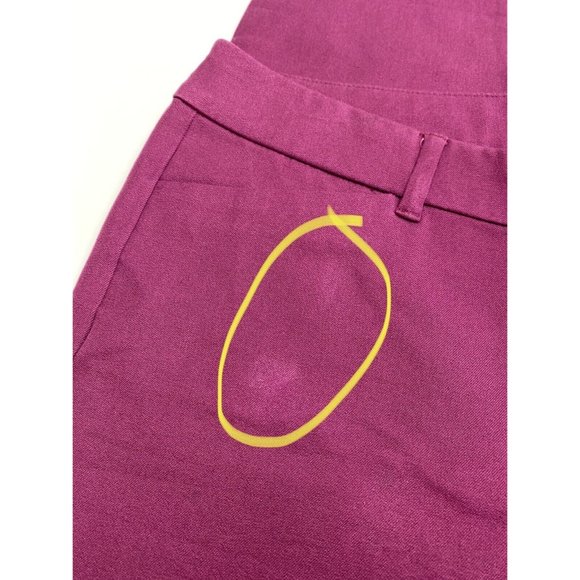 Old Navy Pixie Mid Rise Pants Size 12 Ladies Navy Blue New - Picture 4 of 12